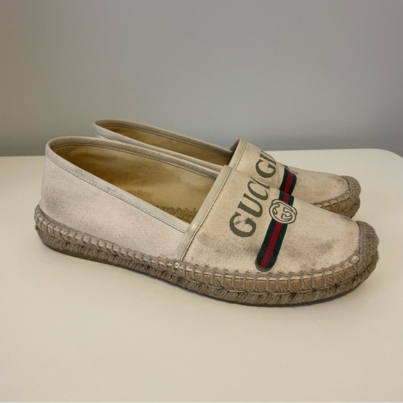GUCCI LOGO CANVAS ESPADRILLE - Picture 6 of 11